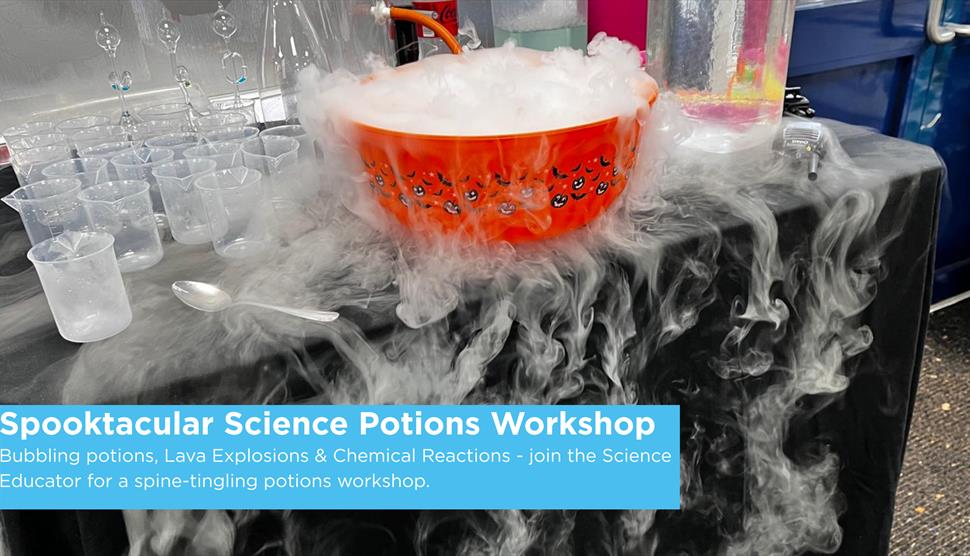 Dry Ice Swirls Demo at Sky Park Farm October Science Potiosn Workshop