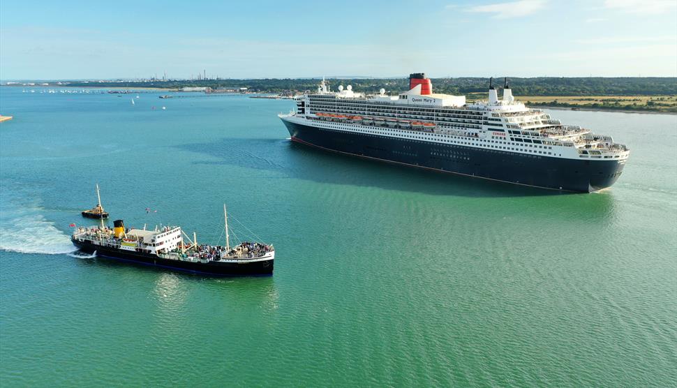 Steamship Shieldhall Steam to the Solent and see Cruise Ships depart