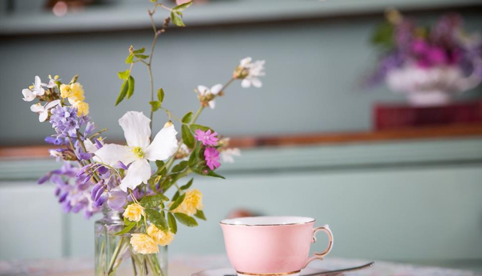Summer Afternoon Tea on the South Lawn at Chawton House