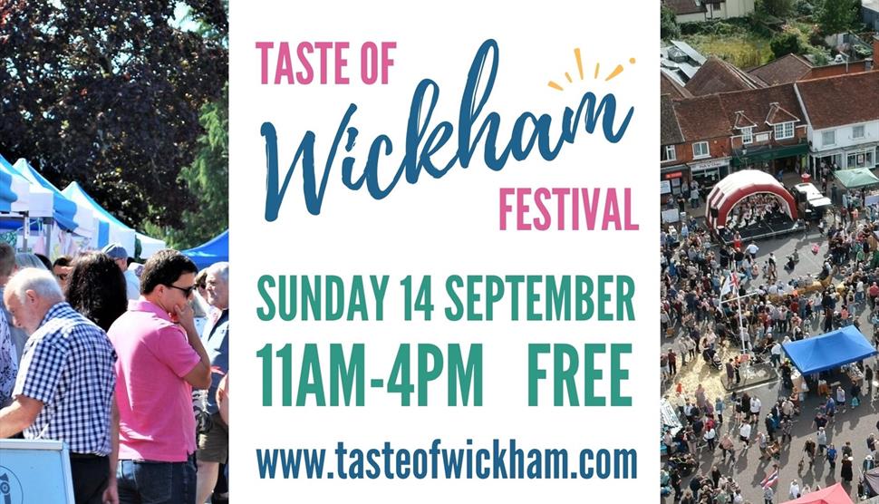 Poster for Taste of Wickham Festival 2025