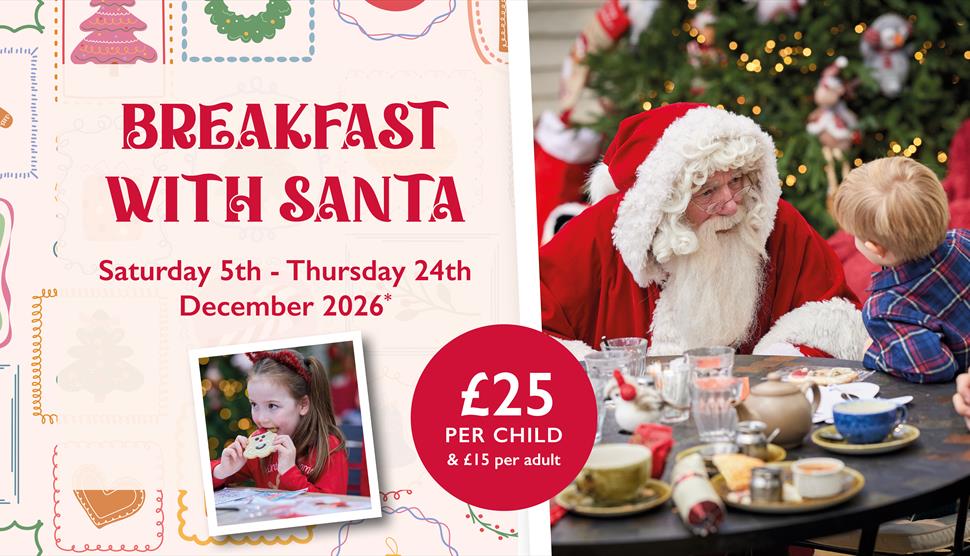 Breakfast with Santa 2026 at Hillier Garden Centre, Botley