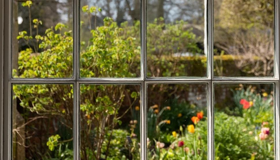 The window in the Drawing Room at Jane Austen's House