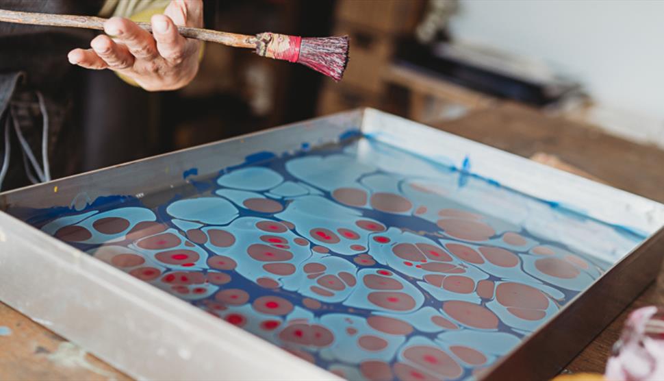 The Ancient Art of Ebru the Art of Paper Marbling with Ebru Kocak