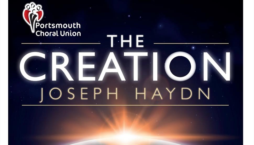 Poster for Portsmouth Choral Union's performance of The Creation by Haydn