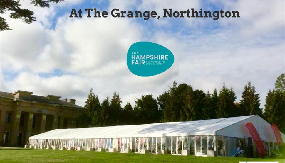 Marquee for Hampshire Fair at Grange Northington