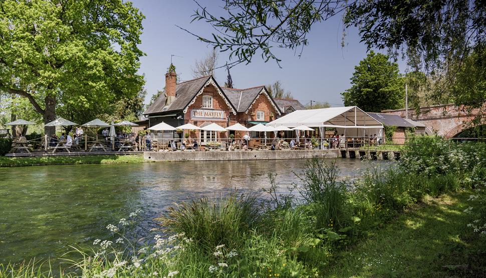 The Mayfly Pub in the Test Valley