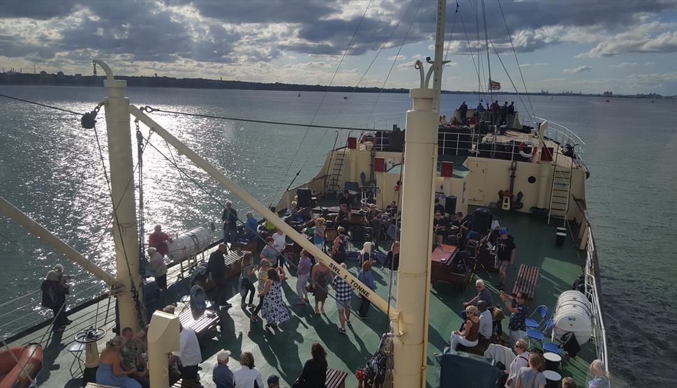 Steamship Shieldhall Music cruise with tribute band RU40