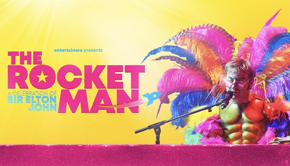 Poster for The Rocket Man tour.