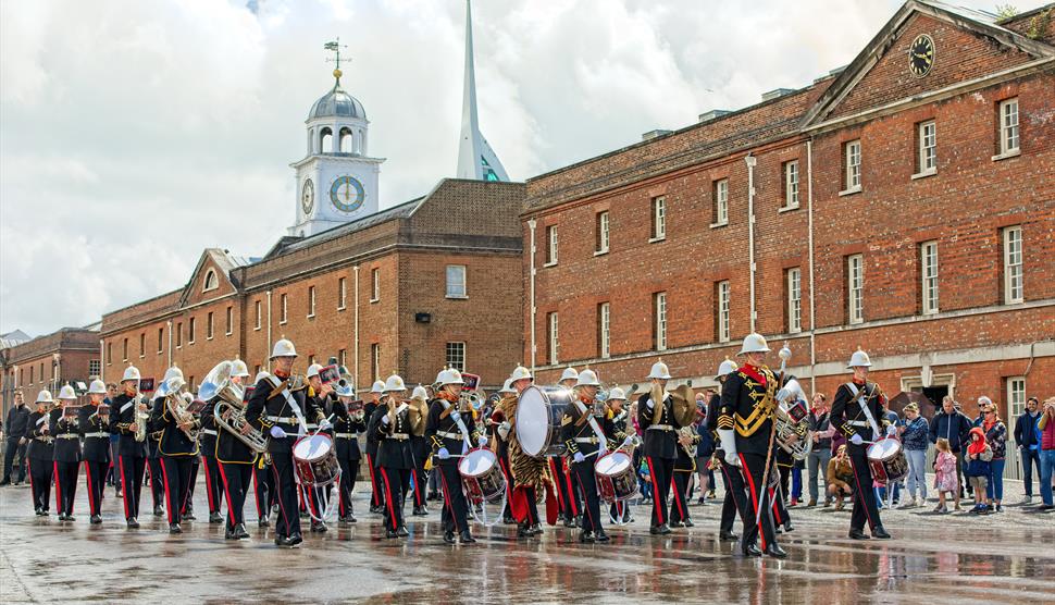 An Evening with the Royal Marines Band And Friends at Portsmouth Historic Dockyard