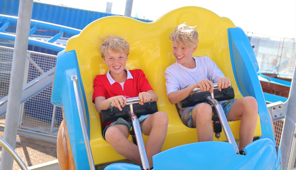 Clarence Pier Amusement Park in Portsmouth