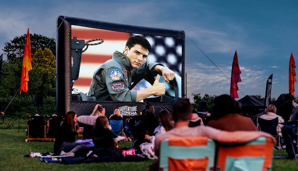 Outdoor cinema: Top Gun at The Vyne