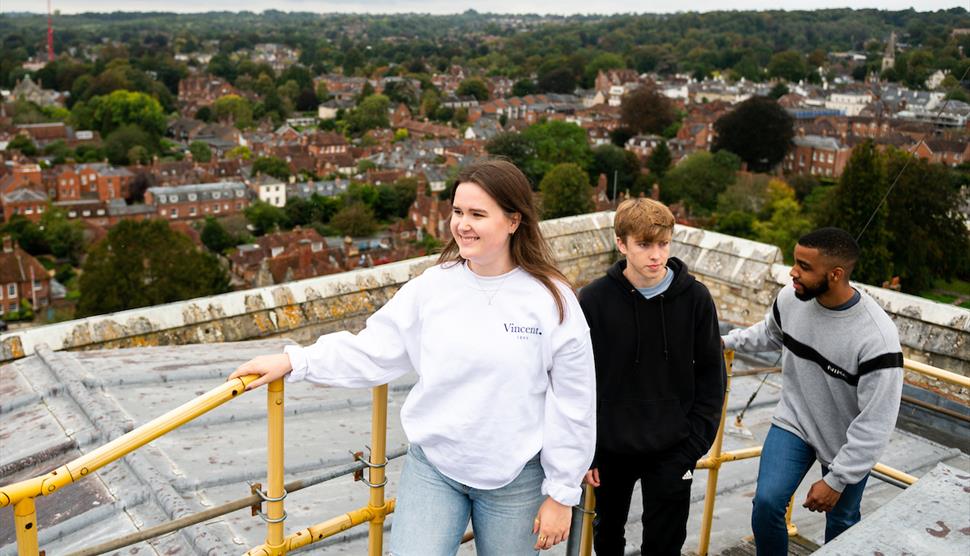 Tower Tour at Winchester Cathedral