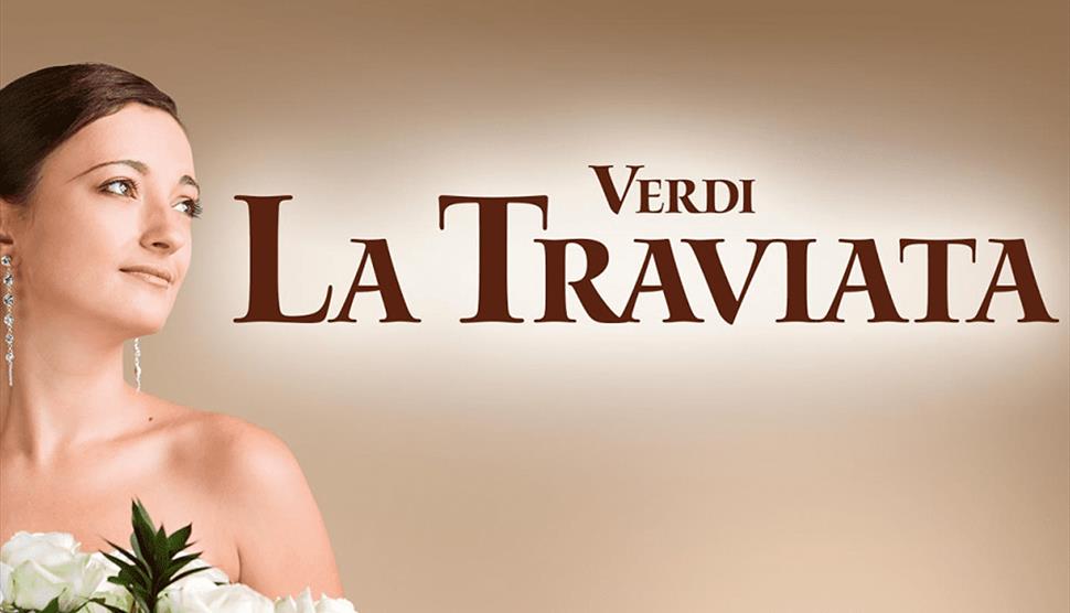 Poster for Verdi: La Traviata at the Kings Theatre in Southsea