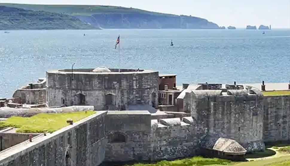 Tudor castle overlooking the solent