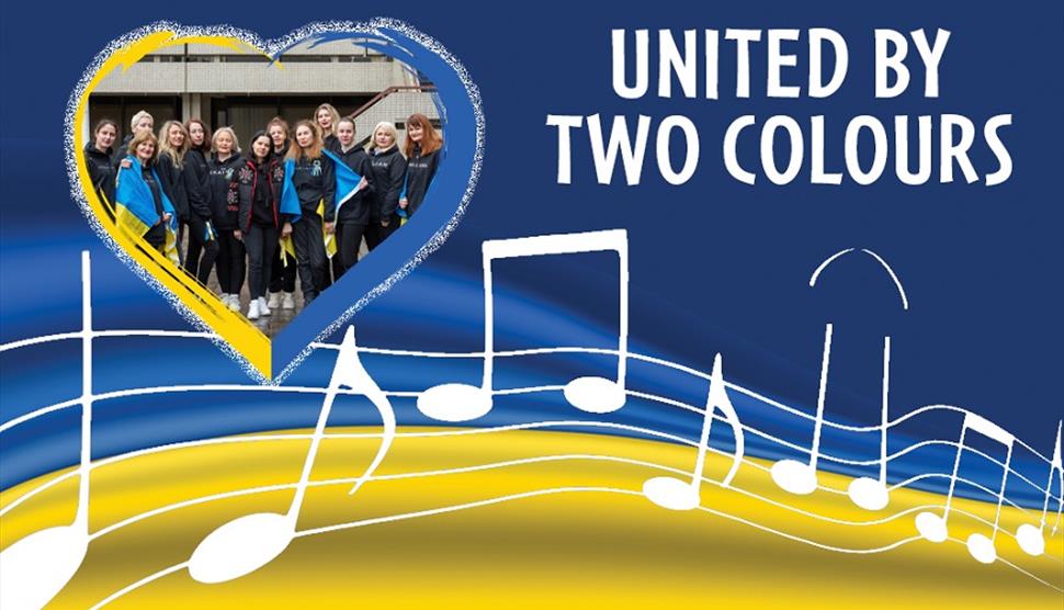 Poster for the United by Two Colours Ukrainian Choir