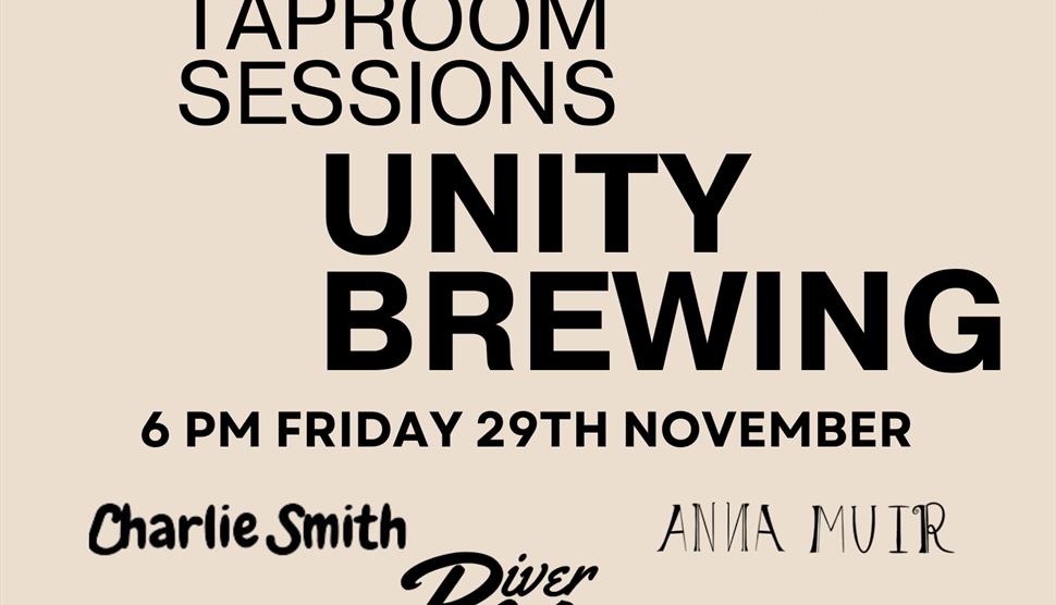 Unity brewery acoustic sessions poster