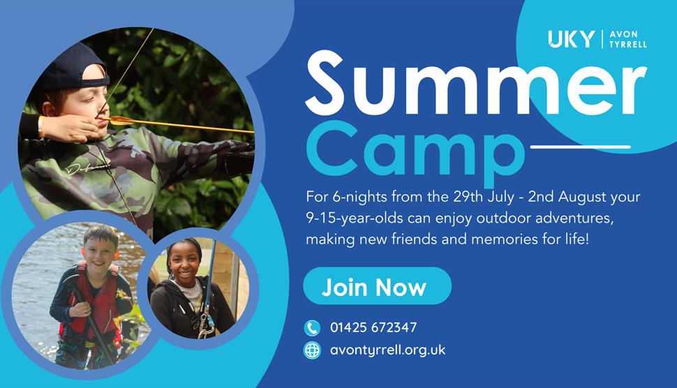 Summer Camp at Avon Tyrrell Outdoor Centre