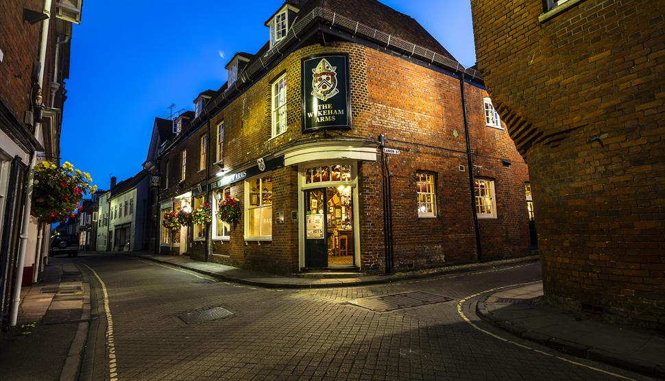 The Wykeham Arms pub in Winchester.