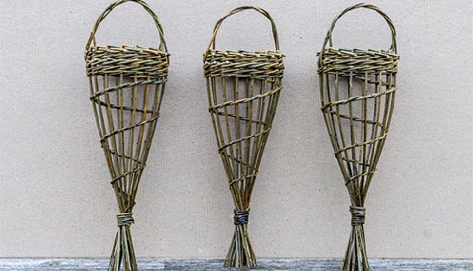 Hanging Willow Bird Feeder Workshop with Louise Brown at Winchester Cathedral