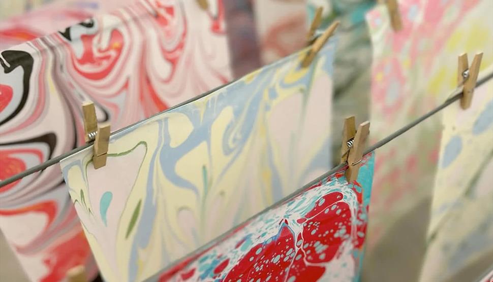 Ink marbling with ROCWORX