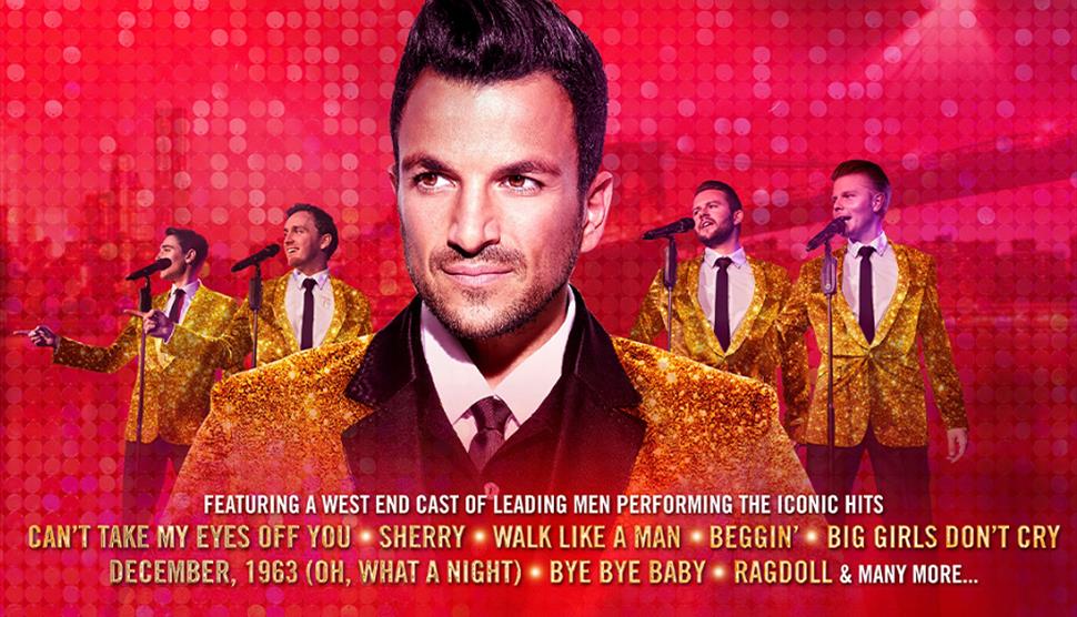 Poster featuring Peter Andre in The Best of Frankie Valli and the Four Seasons