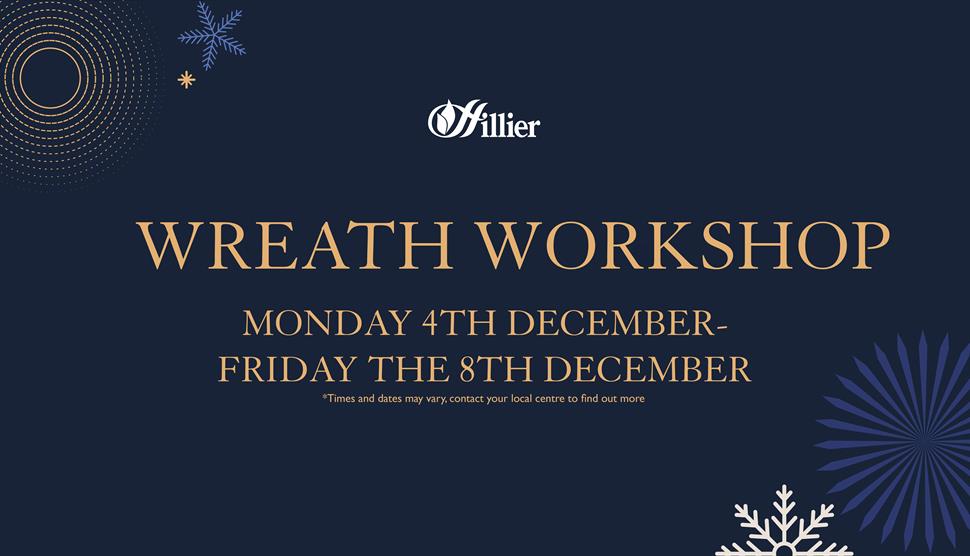 Wreath Workshop at Hillier Garden Centre Braishfield