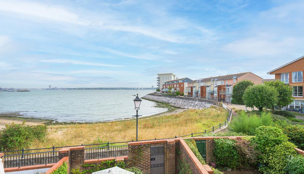 The view from Waterfront House - a New Forest Holiday Cottage