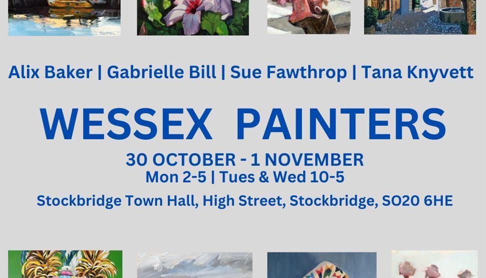 Wessex Painters art exhibition at Stockbridge Town Hall