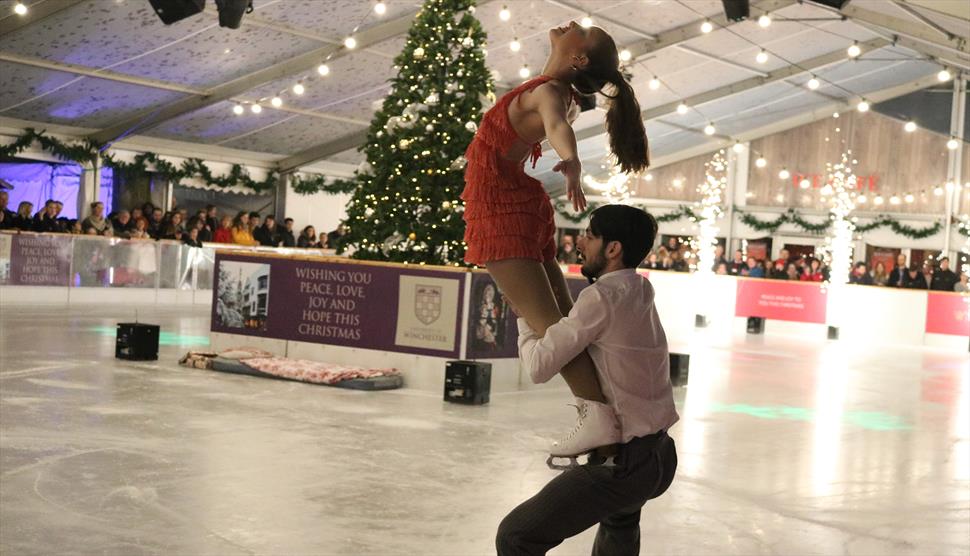 Winchester Cathedral's Christmas Market and Ice Rink Opening Ceremony 2019