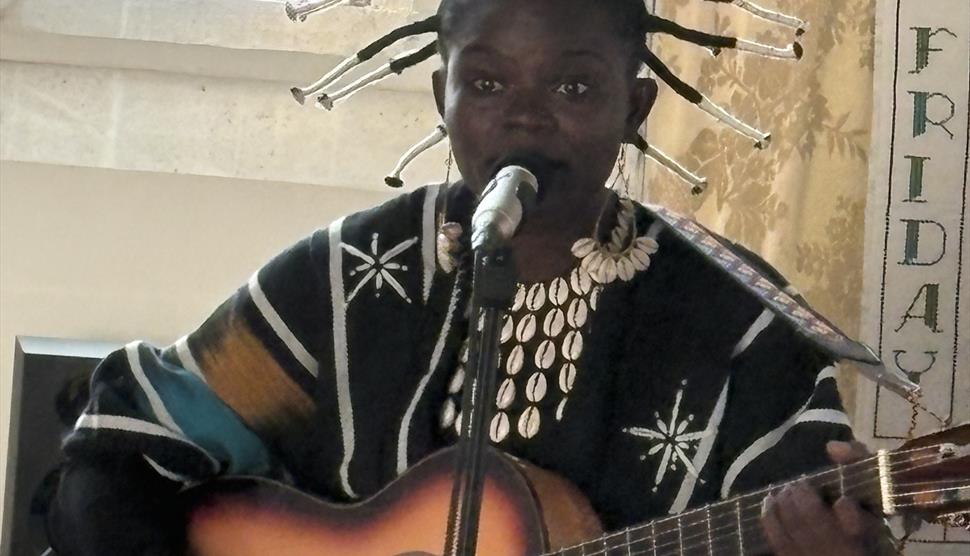 Wiyaala laying at The Langstone Sessions on 20 June 2026