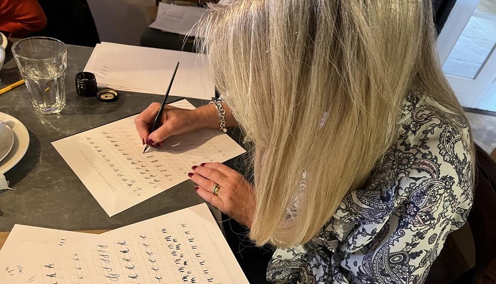 Modern Calligraphy for Beginners - Christmas at Black Chalk Vineyard