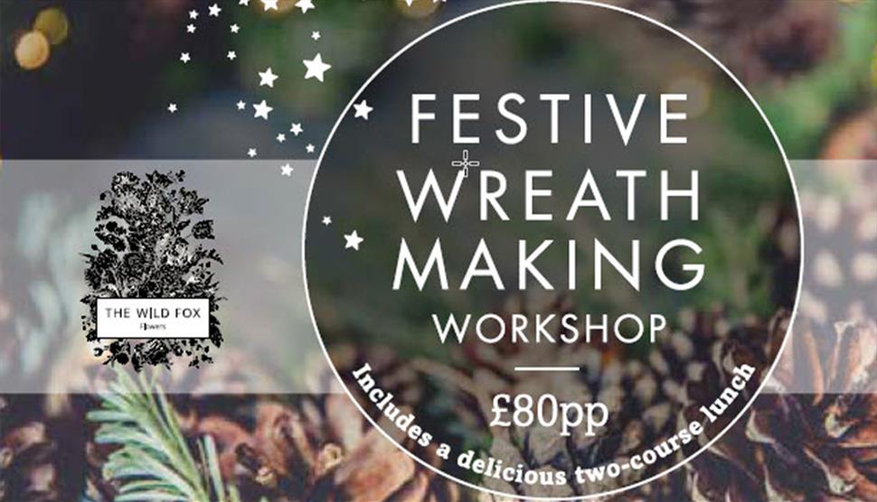 Festive Wreath Making Workshop at No 5 Bridge Street