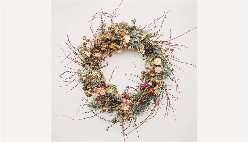 Kitten Grayson's Wreath-Making Workshop at Heckfield Place