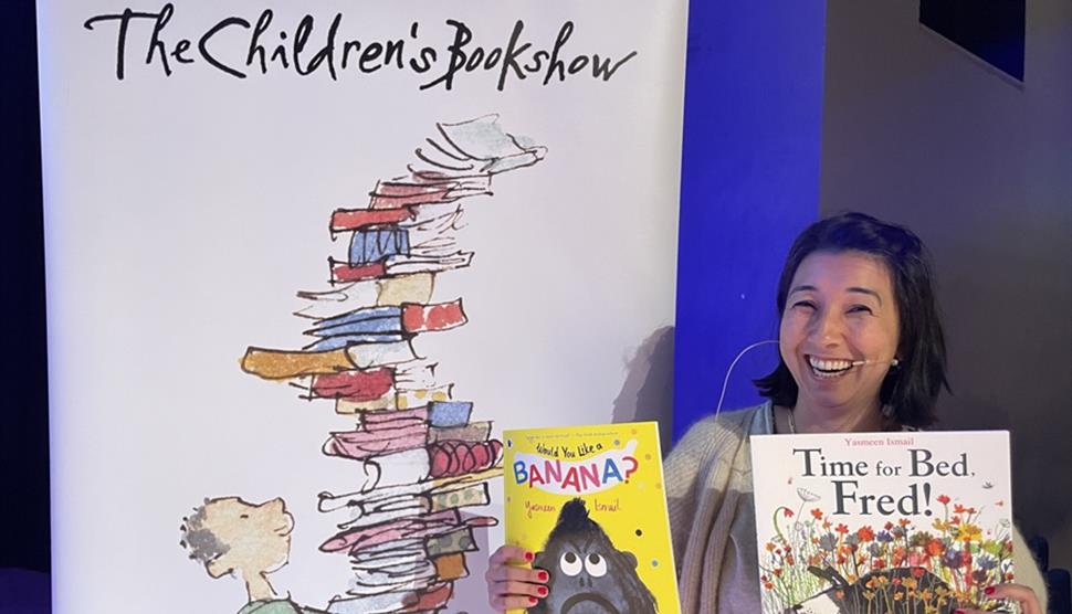 Yasmeen Ismail at an event by The Children's Bookshow
