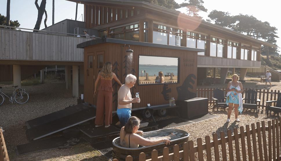 Solace Sauna at Lepe Country Park