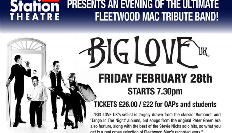Big Love UK: Fleetwood Mac Tribute Poster