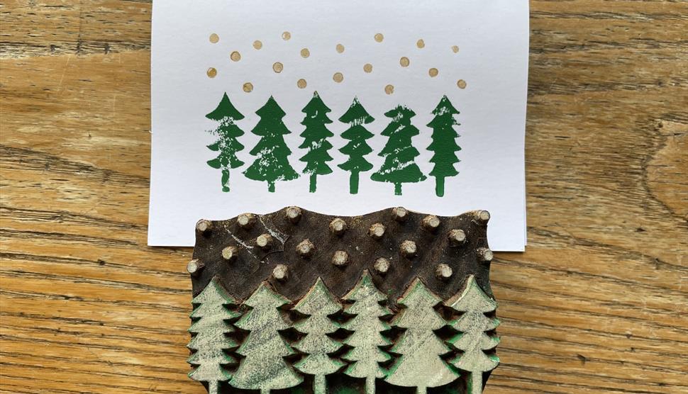 Christmas Block Printing Workshop