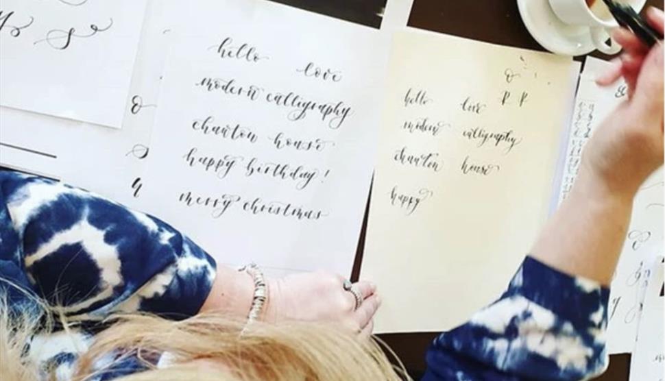 Modern Calligraphy Workshop at Chawton House