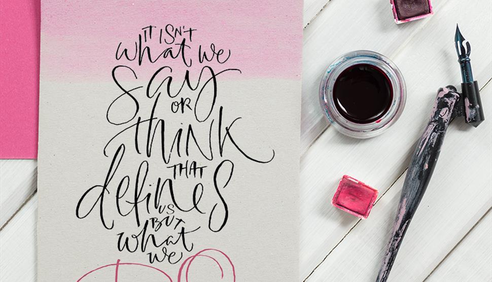 Beginners Nib Calligraphy Workshop in Gosport