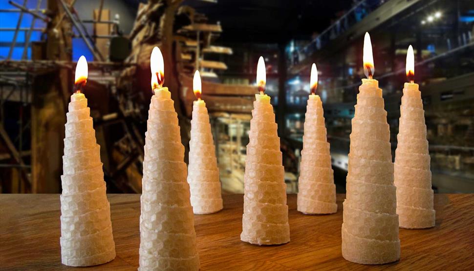 Hands On History: Beeswax Candle Making at The Mary Rose