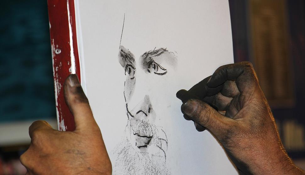 Portrait Drawing Workshop at St Barbe Museum