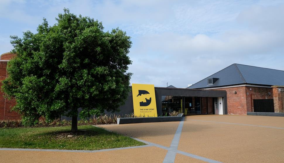 Photograph showing the outside of The D-Day Story museum