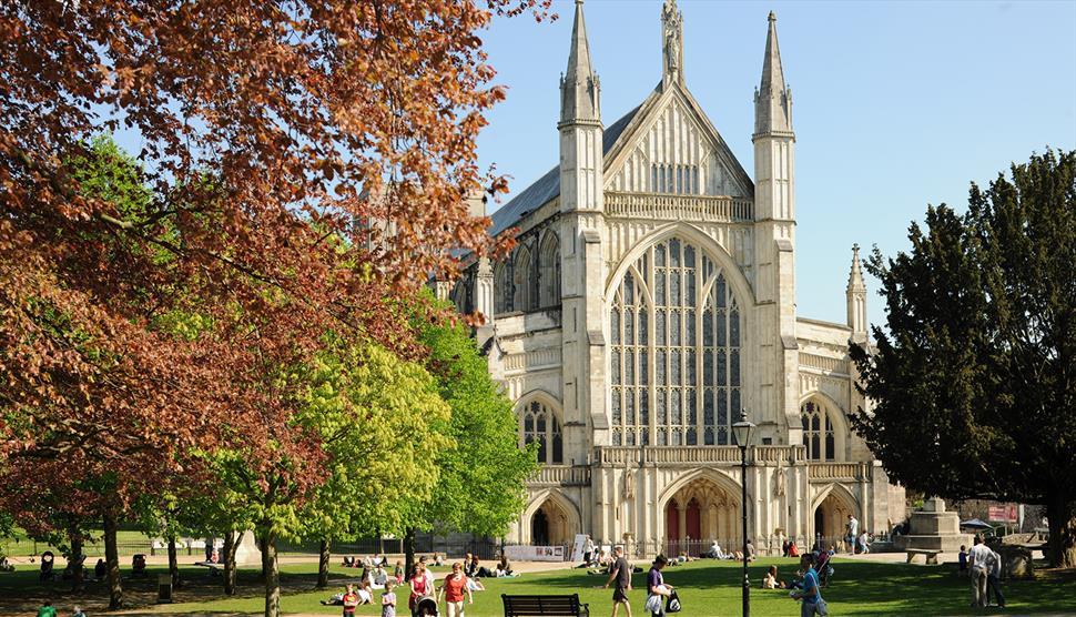 Part of the Keats Walk in Winchester Hampshire