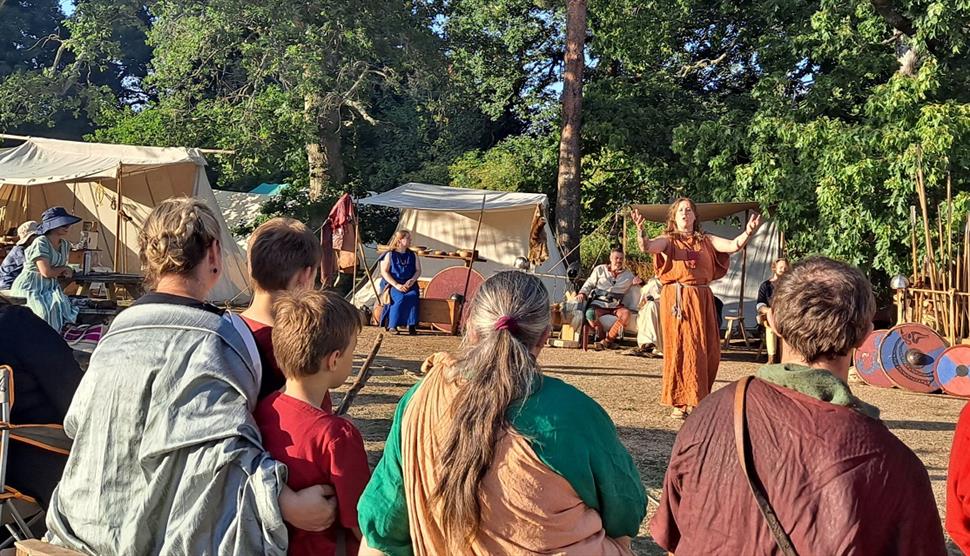 An Evening with the Anglo Saxons at Rockbourne Roman Villa