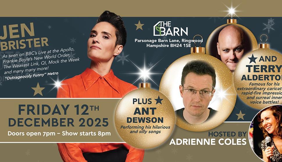 The Coastal Comedy Show with Jen Brister at The Barn