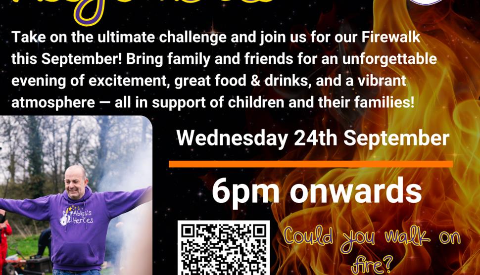 Abby's Heroes Firewalk 2025 at The Four Horseshoes