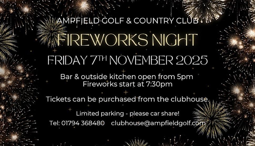 Fireworks Night at Ampfield Golf & Country Club