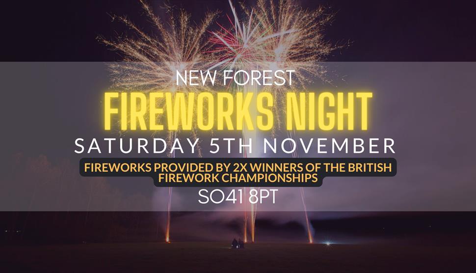 New Forest Fireworks Night at Strawberry Fields Visit Hampshire