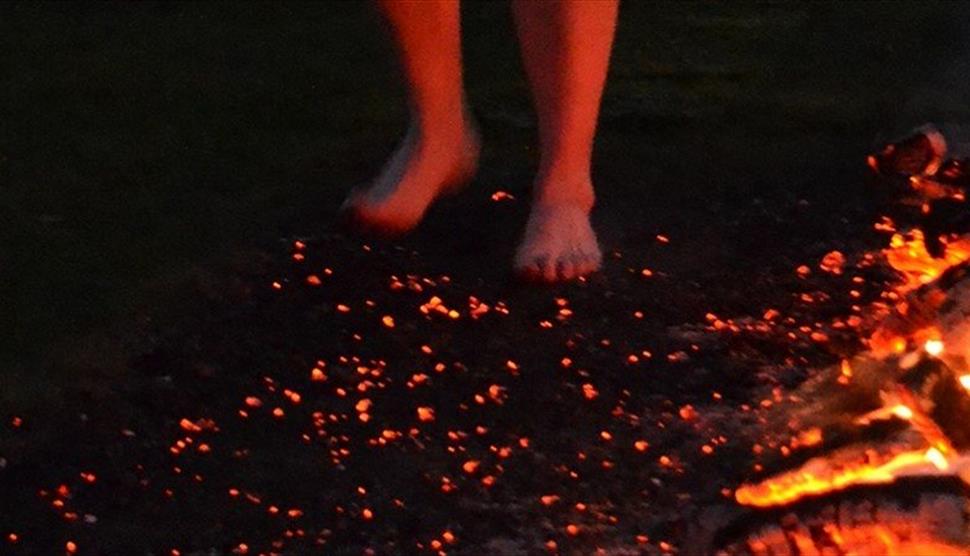 Firewalk at Hambrooks Garden Centre