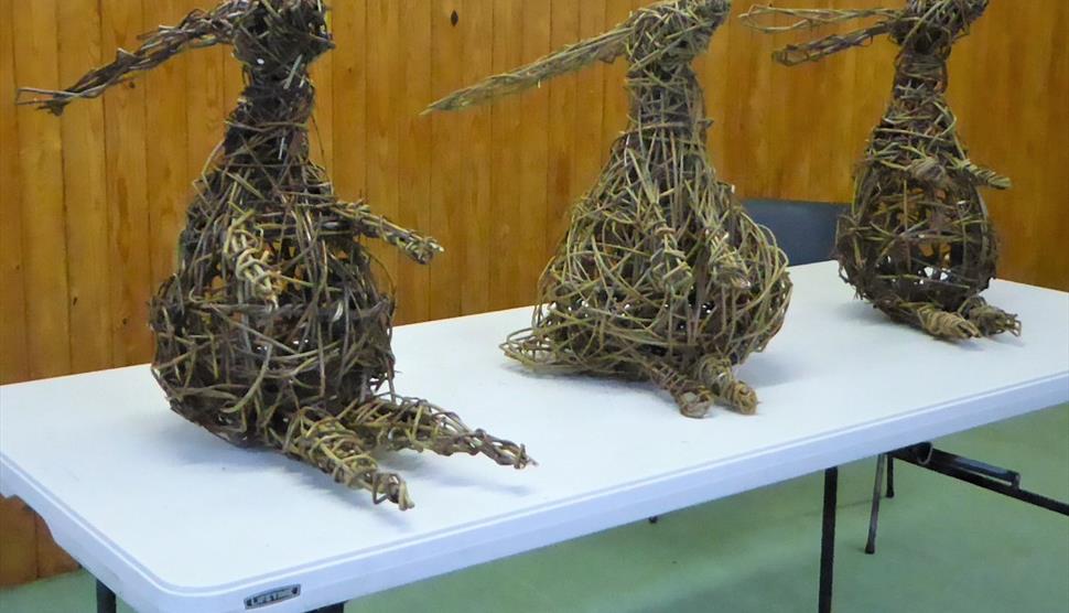 Willow Moon Gazing or Sitting Hare Workshop at Queen Elizabeth Country Park